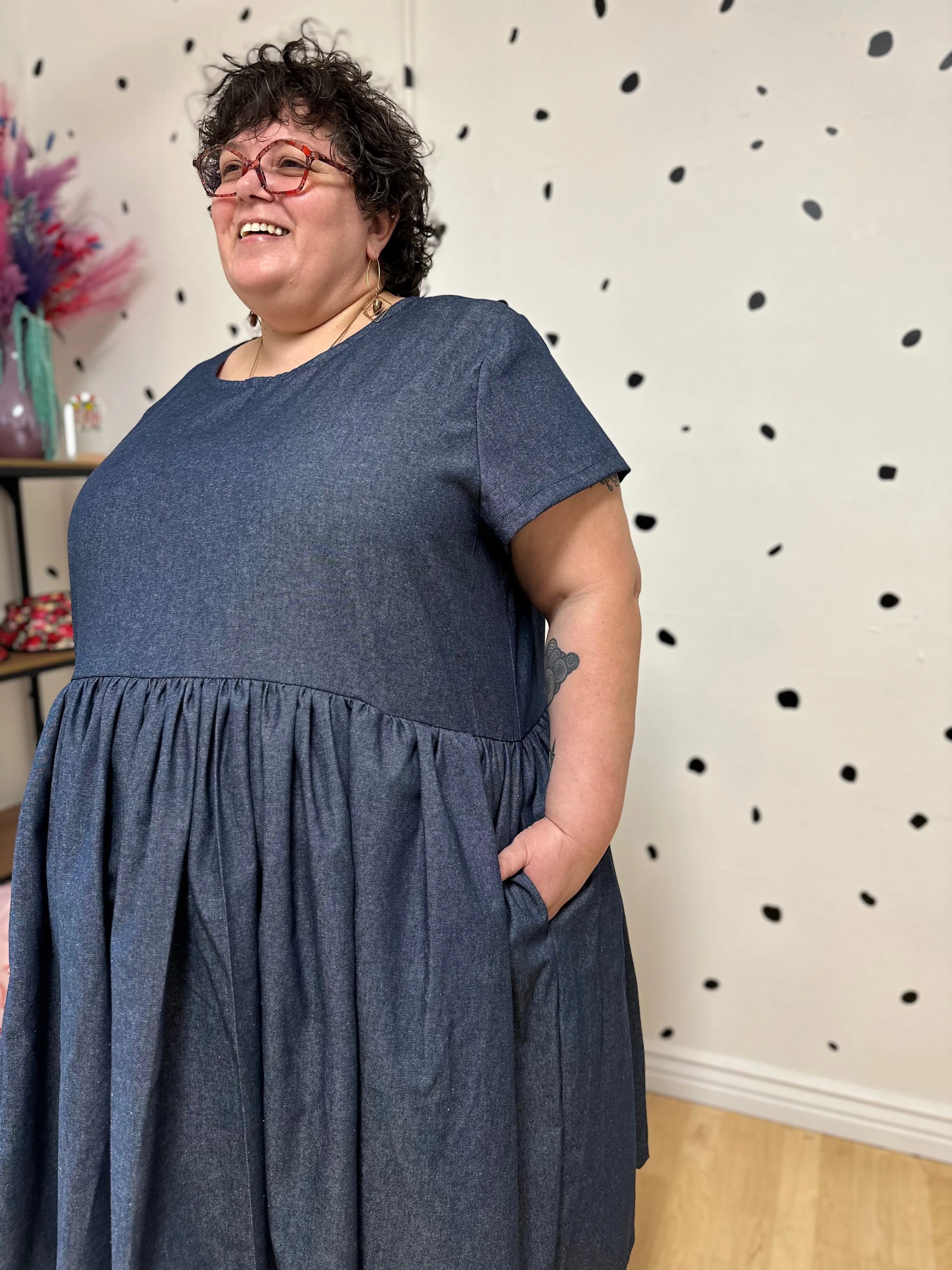 Chambray Ty Dress sold by Copper Union Apparel product image thumbnail 3