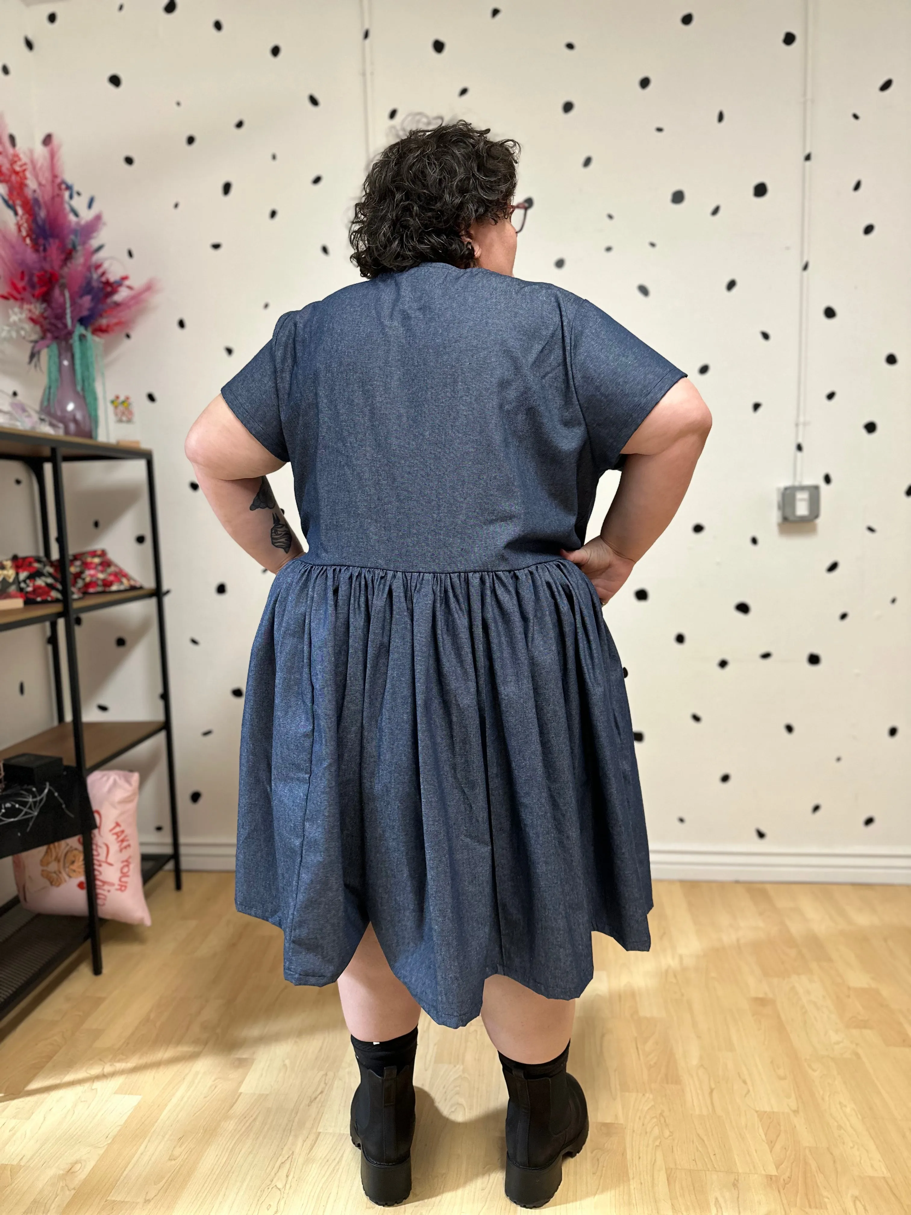 Chambray Ty Dress sold by Copper Union Apparel product image thumbnail 5