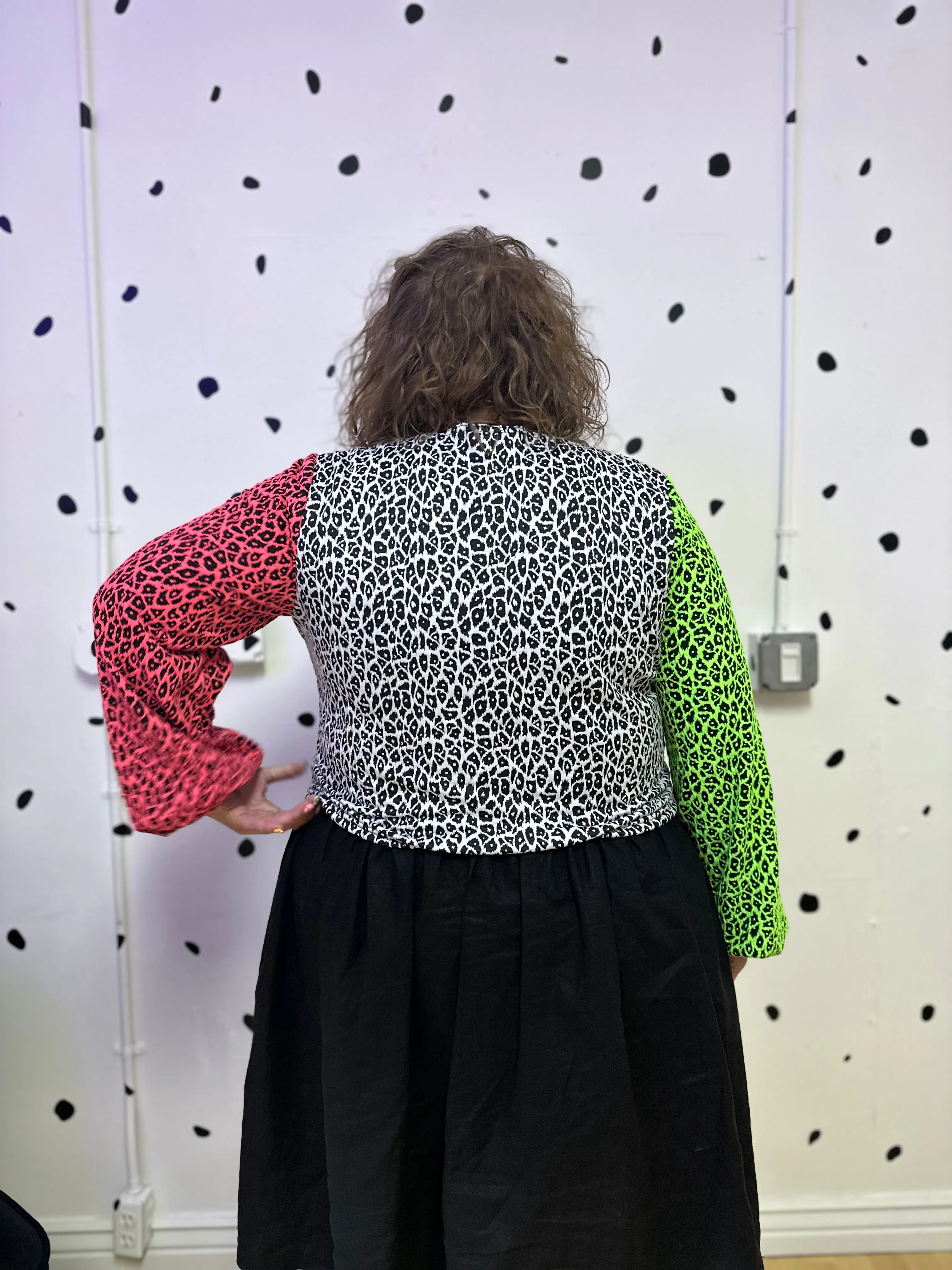 Neon Leopard Hazel Sweater sold by Copper Union Apparel product image thumbnail 4