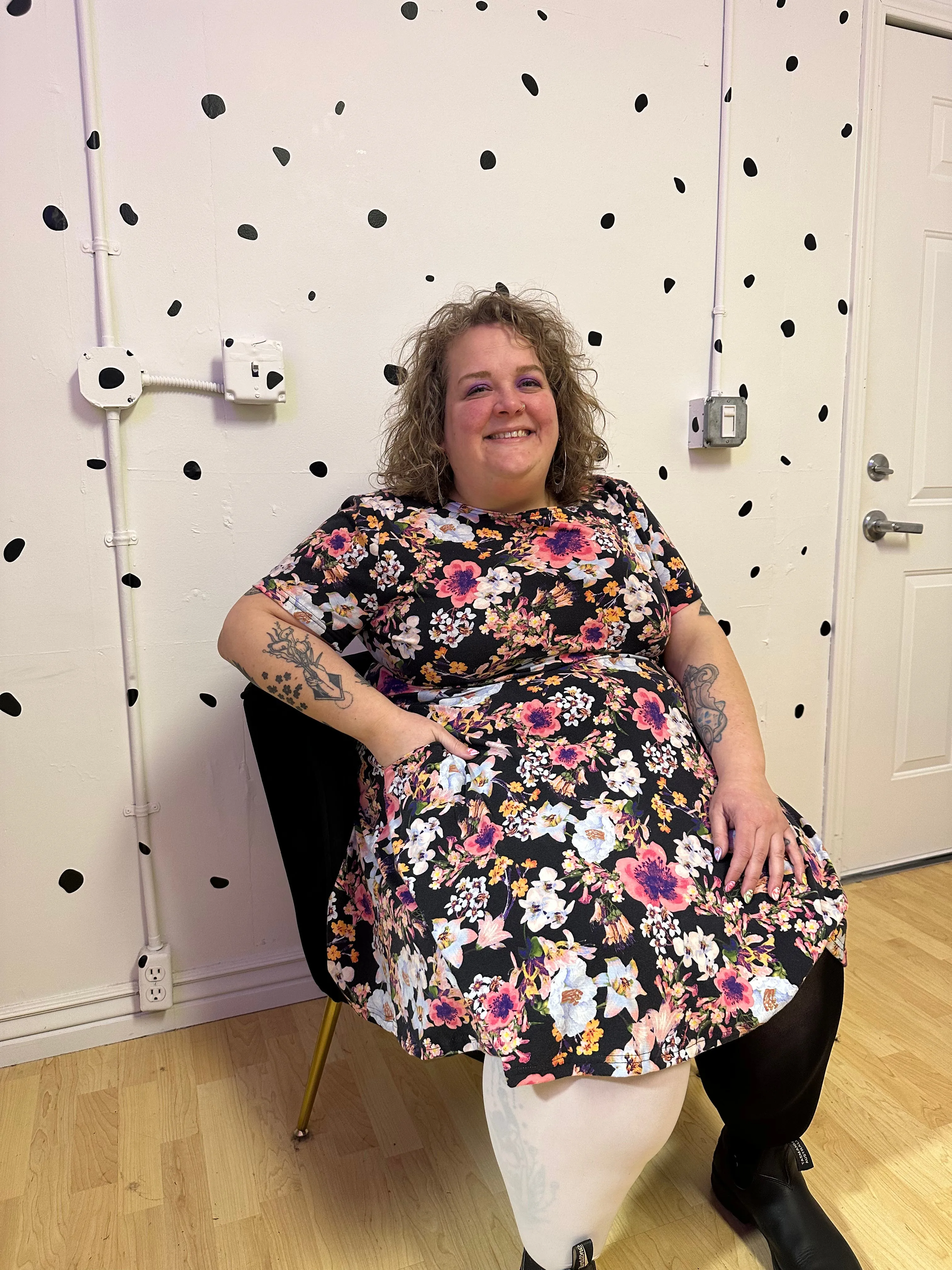 Floral Katie Dress sold by Copper Union Apparel product image thumbnail 3