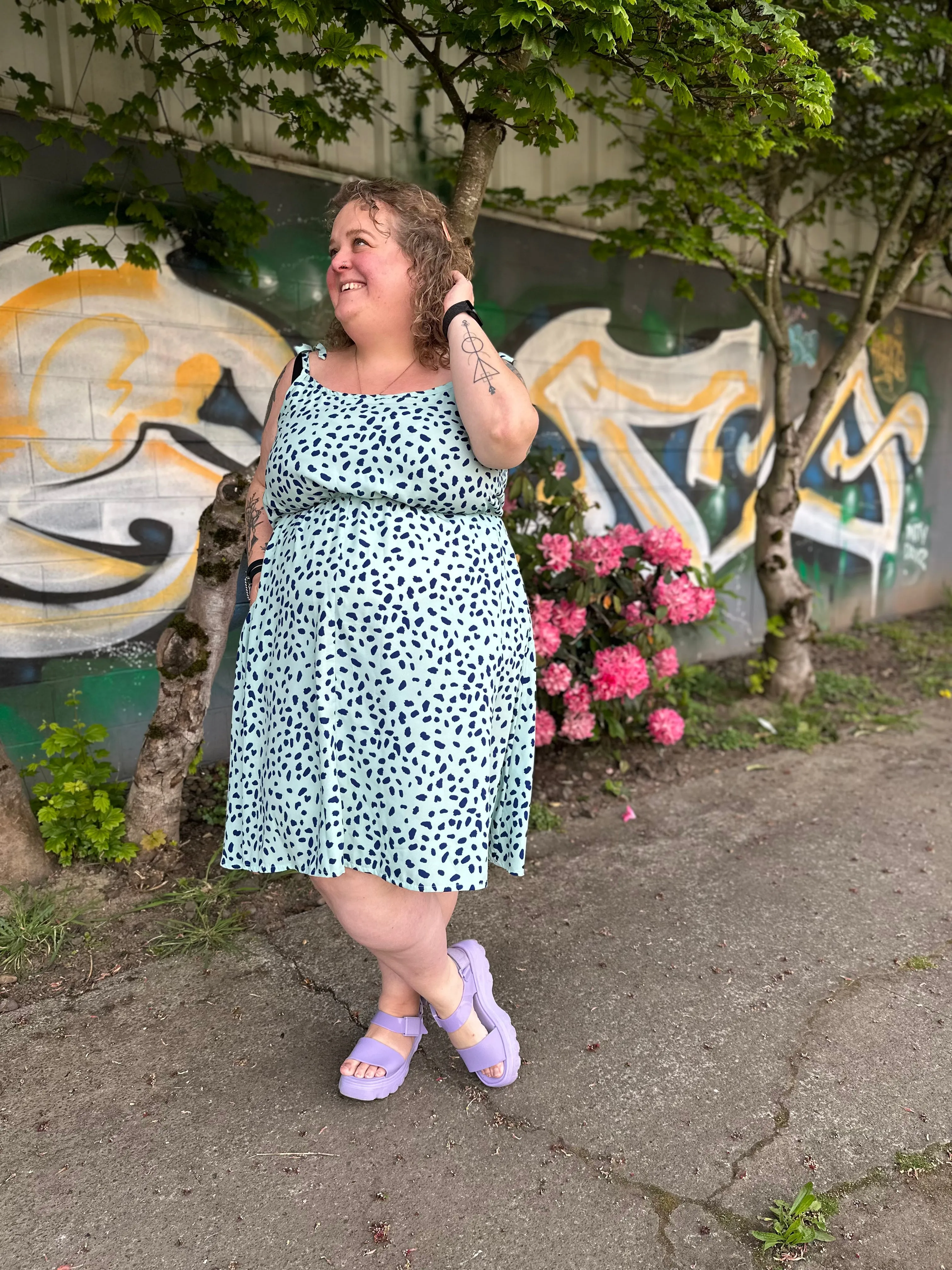 Spottie Dottie Sundress sold by Copper Union Apparel product image thumbnail 4
