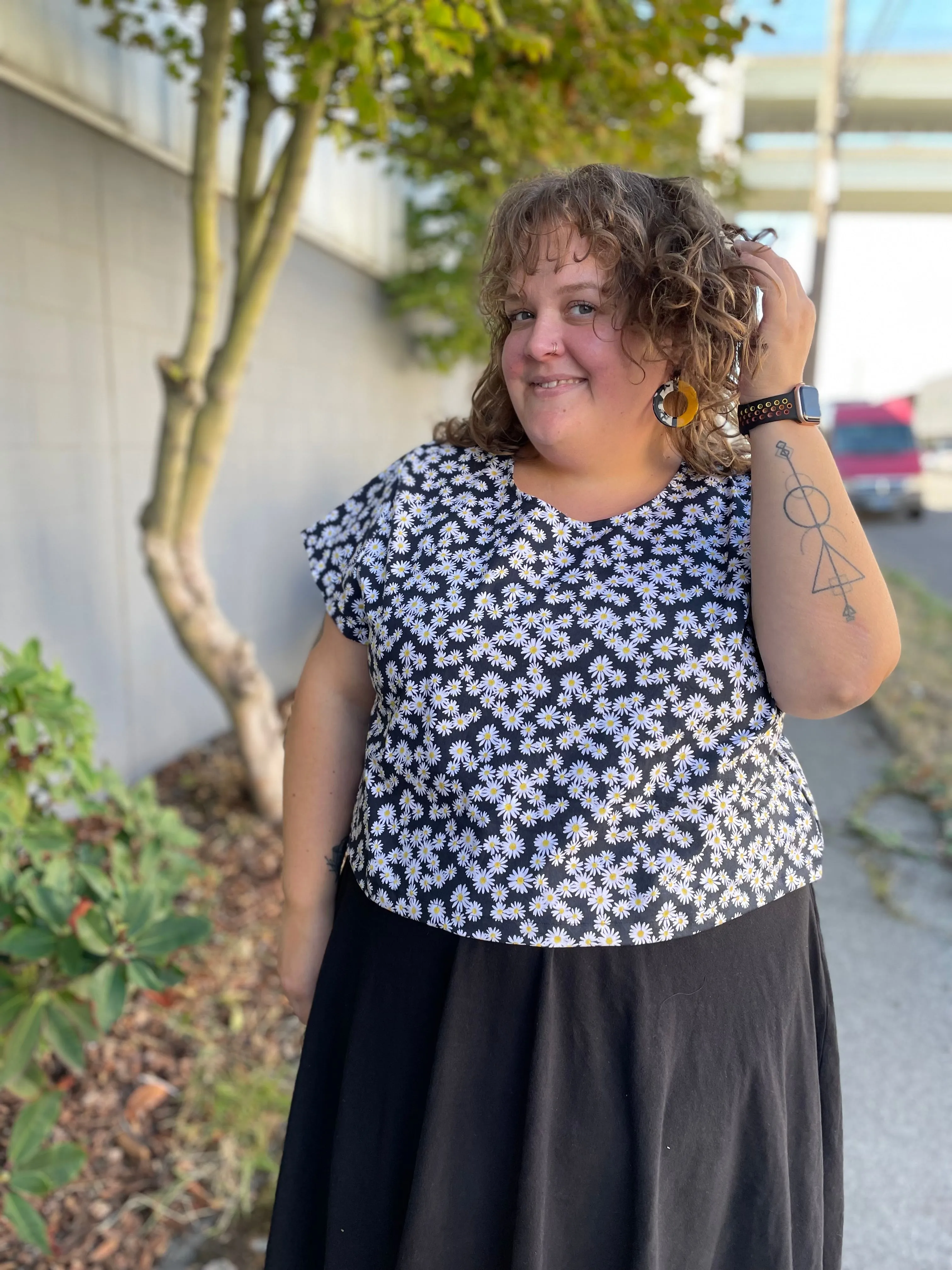 Daisy Crop Top sold by Copper Union Apparel product image thumbnail 2