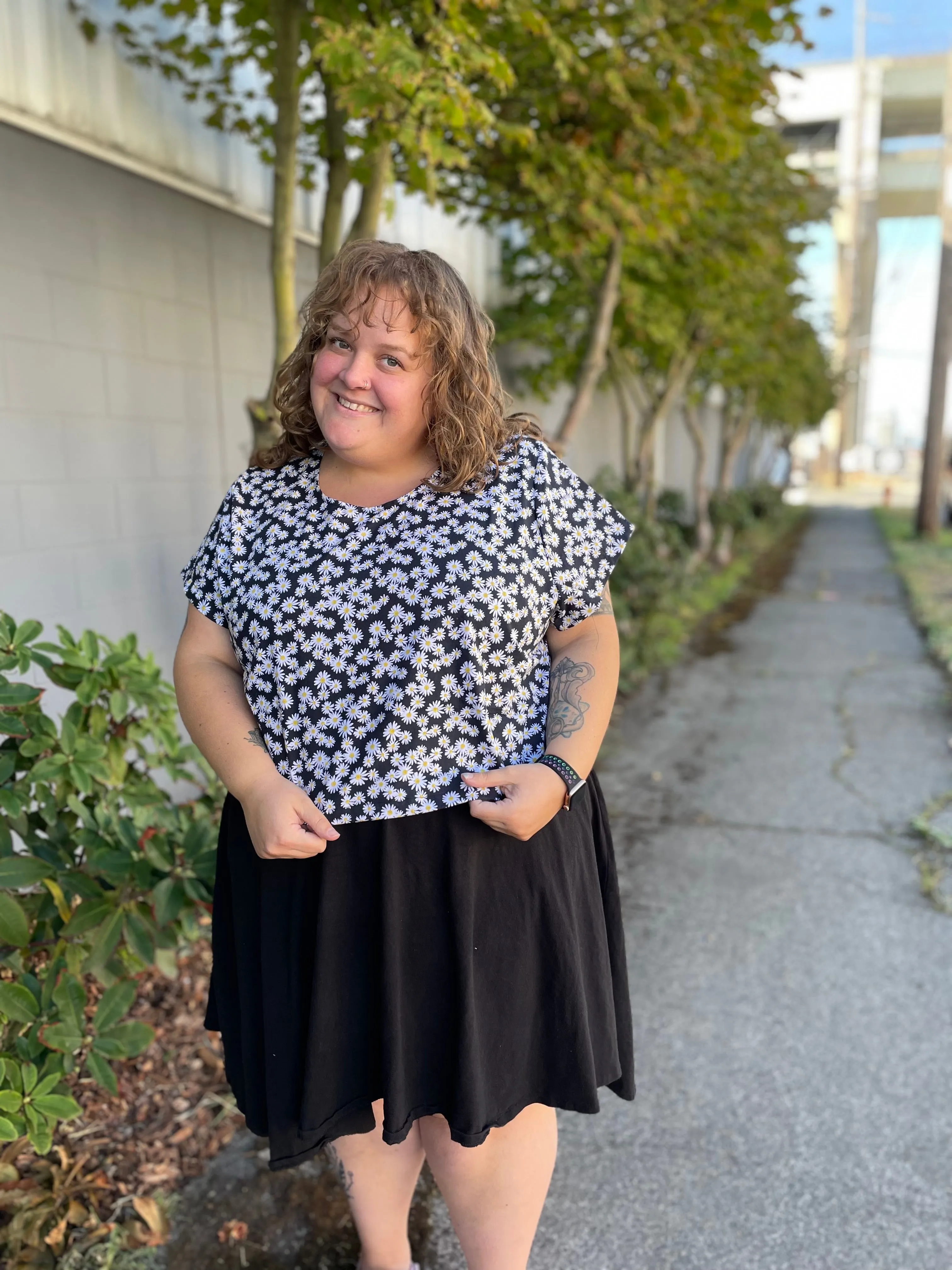 Daisy Crop Top sold by Copper Union Apparel