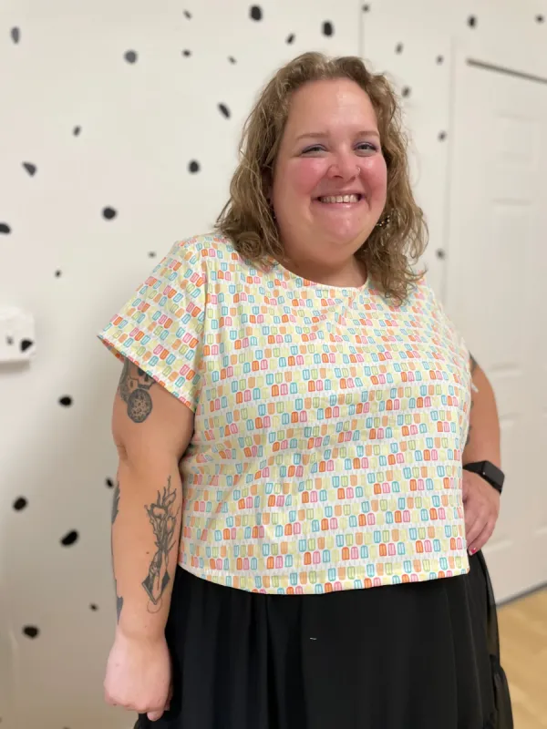 Popsicles Crop Top sold by Copper Union Apparel