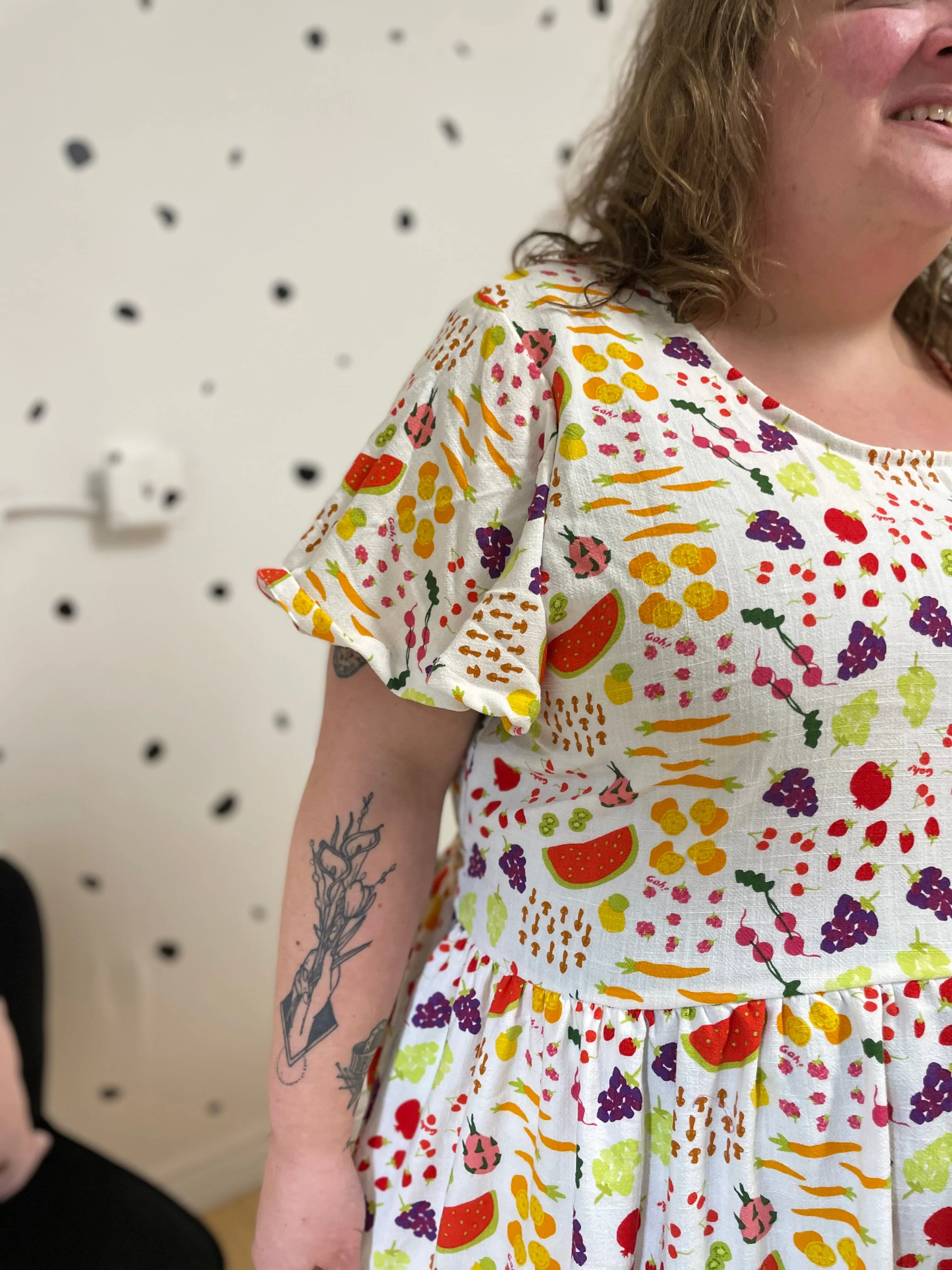 Farmer's Market Flutter Ty Dress sold by Copper Union Apparel product image thumbnail 2