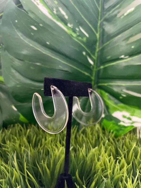 Assorted Lucite Hoops sold by Copper Union Apparel
