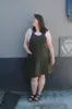 Evergreen Suspender Dress sold by Altar PDX