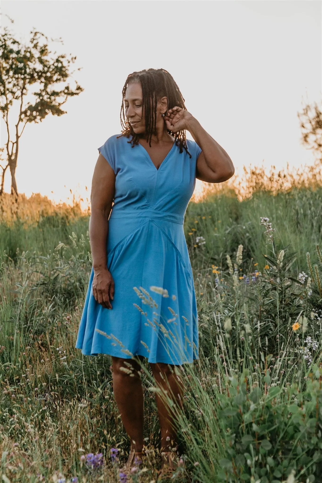 Spicy Xena in Cornflower Blue sold by Altar PDX product image thumbnail 4