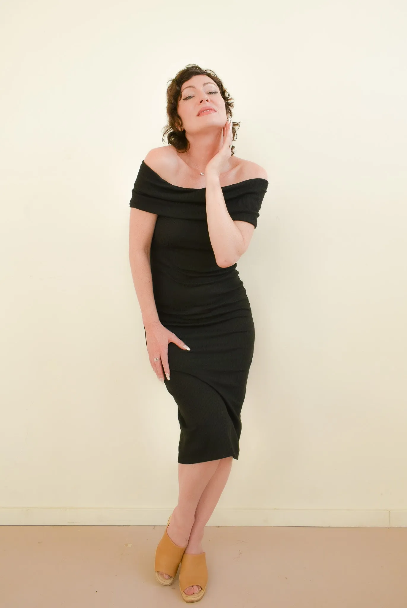 Nora Midi Dress in Black sold by Altar PDX product image thumbnail 4