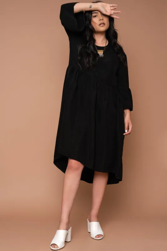 Aurelia Dress in Black sold by Altar PDX