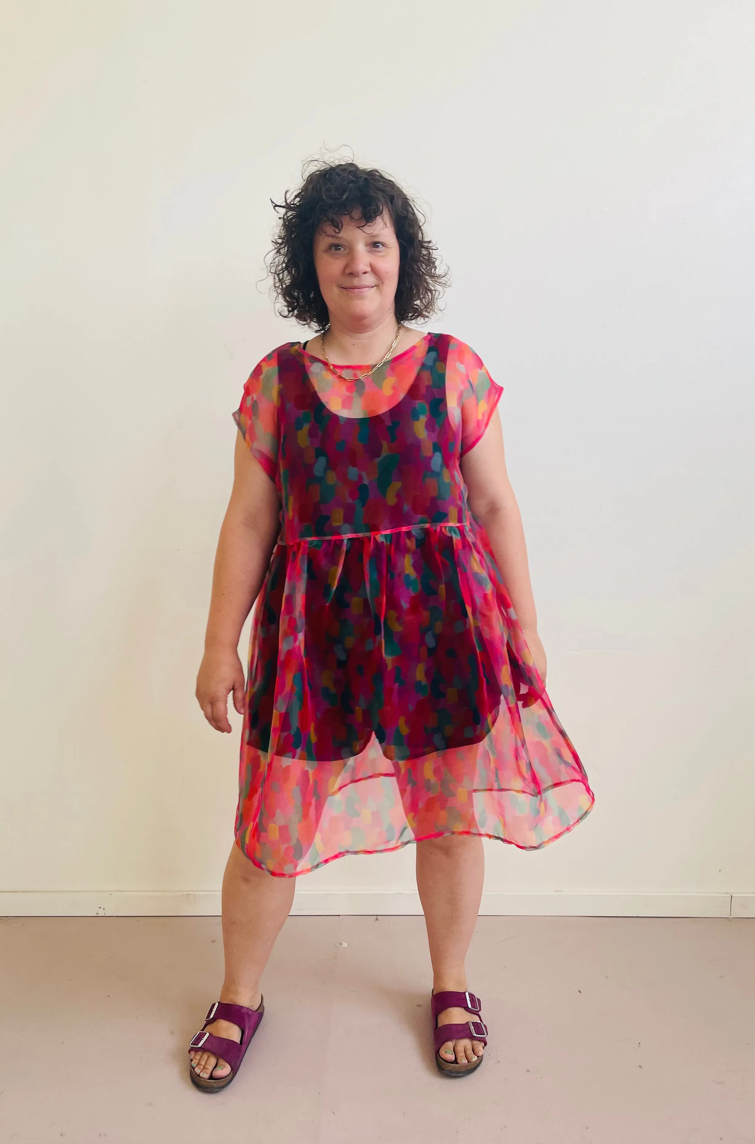 Florence Dress in Watercolor Organza sold by Altar PDX product image thumbnail 5