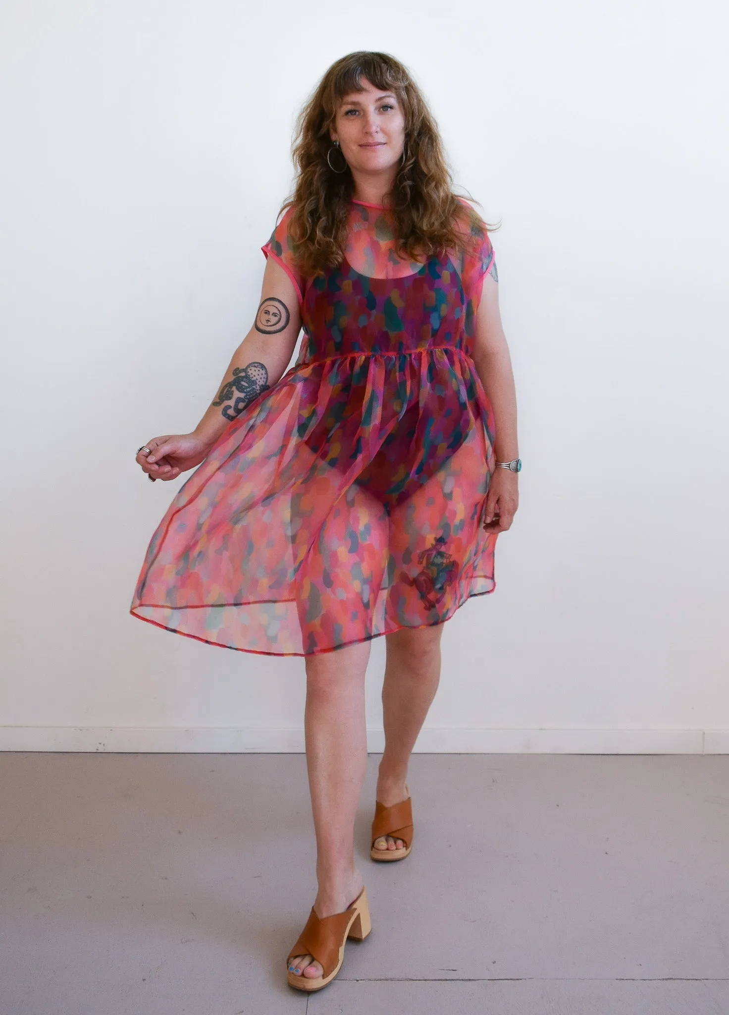 Florence Dress in Watercolor Organza sold by Altar PDX