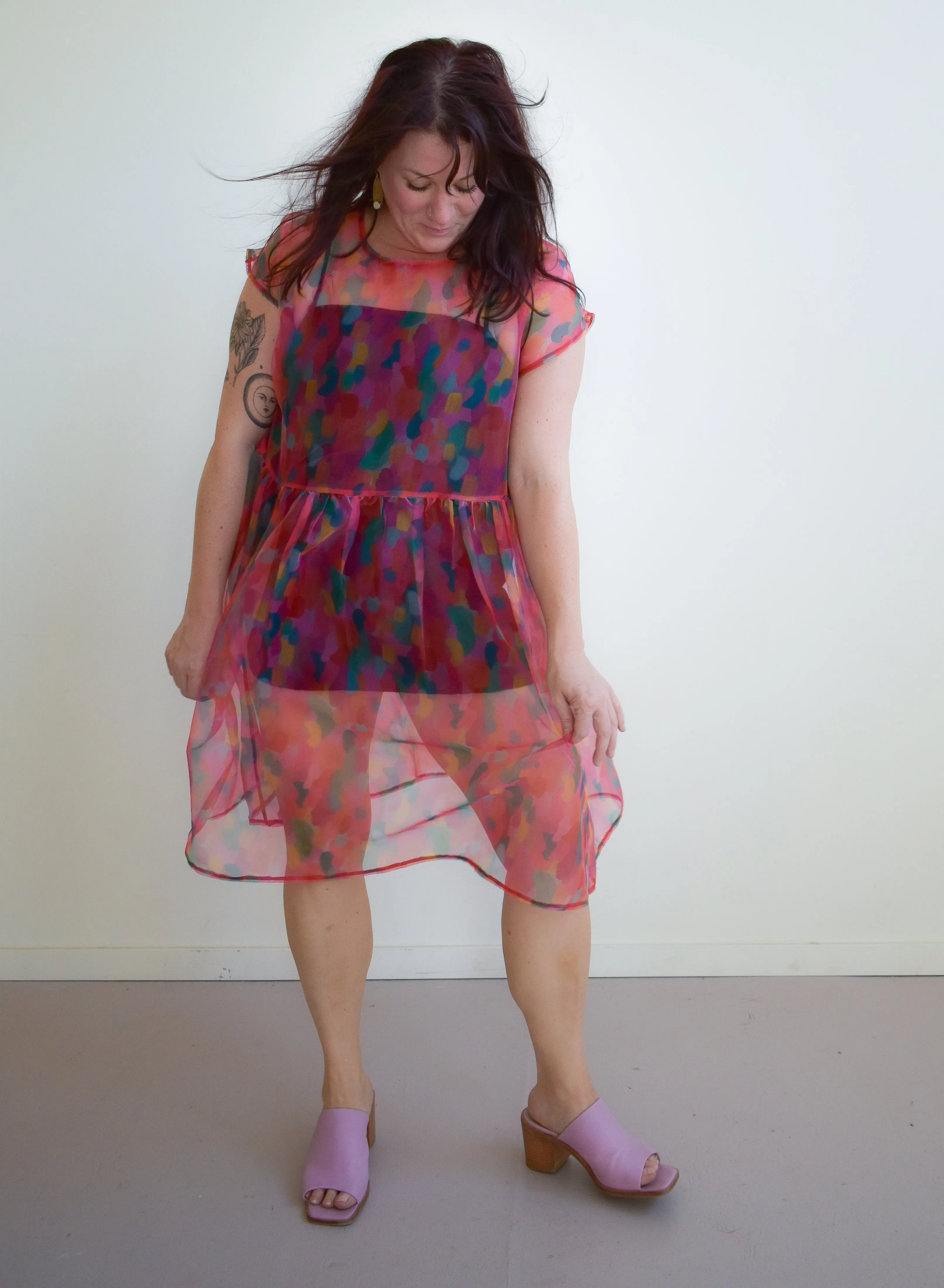 Florence Dress in Watercolor Organza sold by Altar PDX product image thumbnail 3