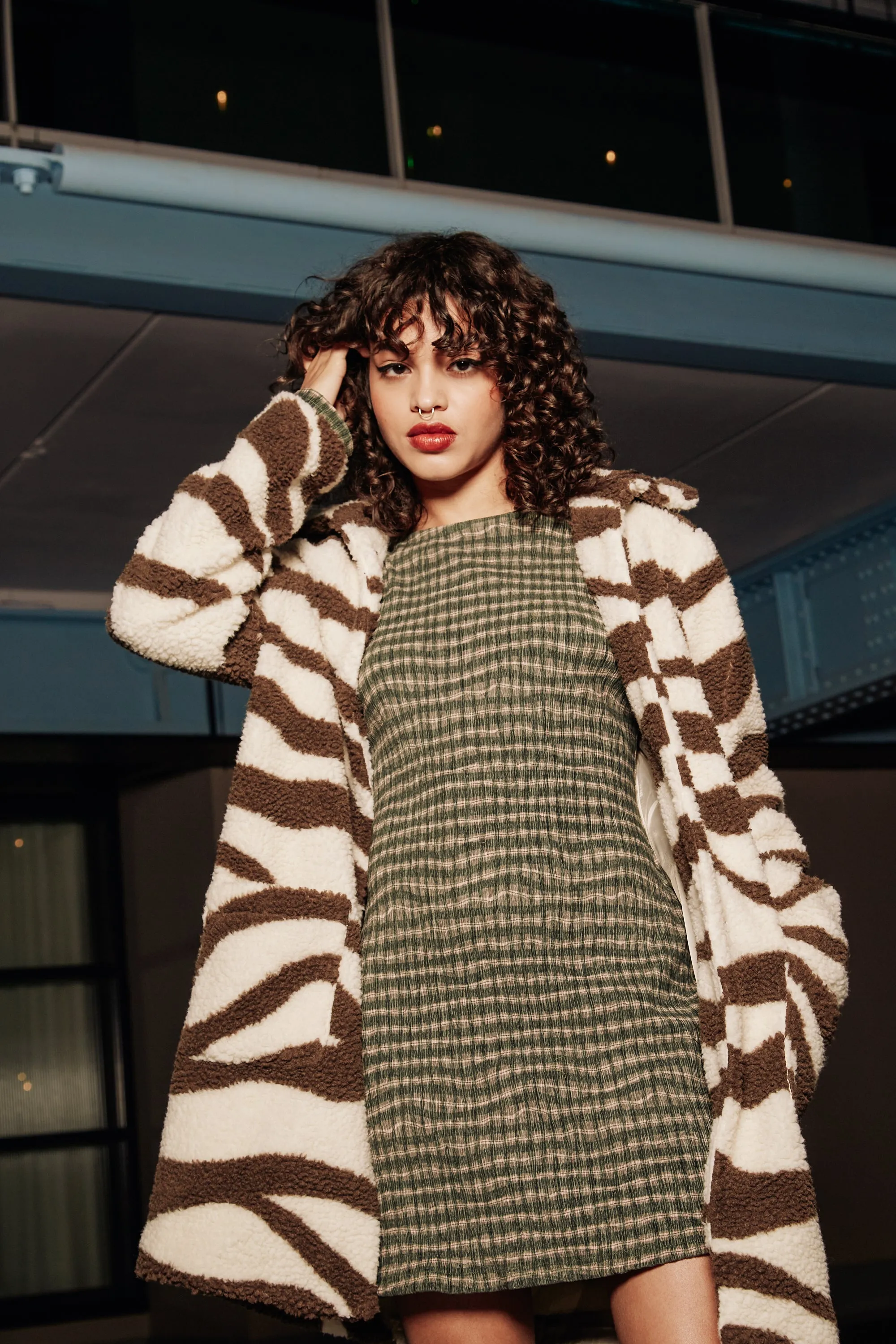 Swirl Sherpa Coat - ONE LEFT!! sold by Altar PDX product image thumbnail 4