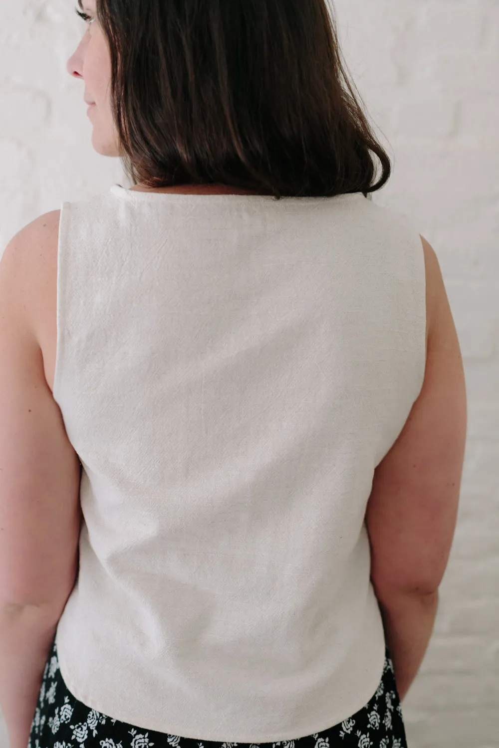 Aviva Top in Oat Linen sold by Altar PDX product image thumbnail 2