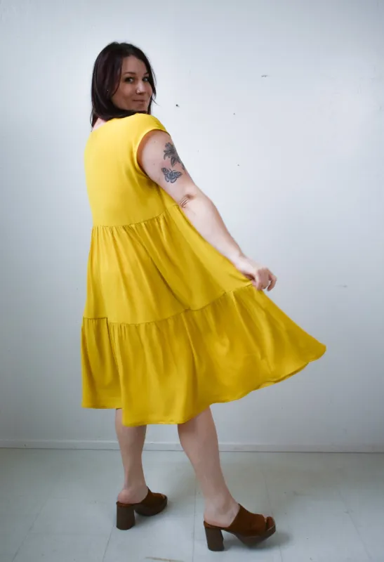 Prism Dress in Saffron sold by Altar PDX