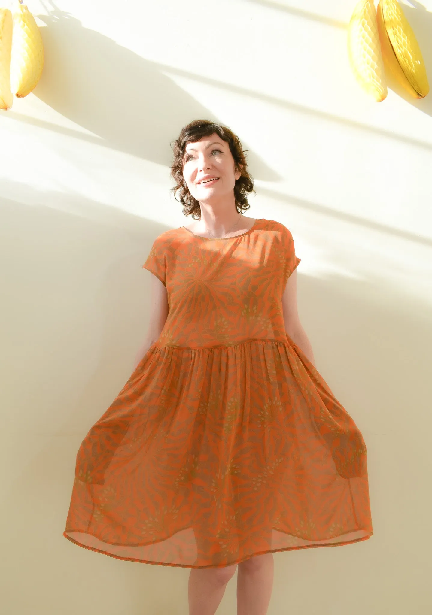 Florence Dress in Sunburst Leonotis sold by Altar PDX product image thumbnail 3