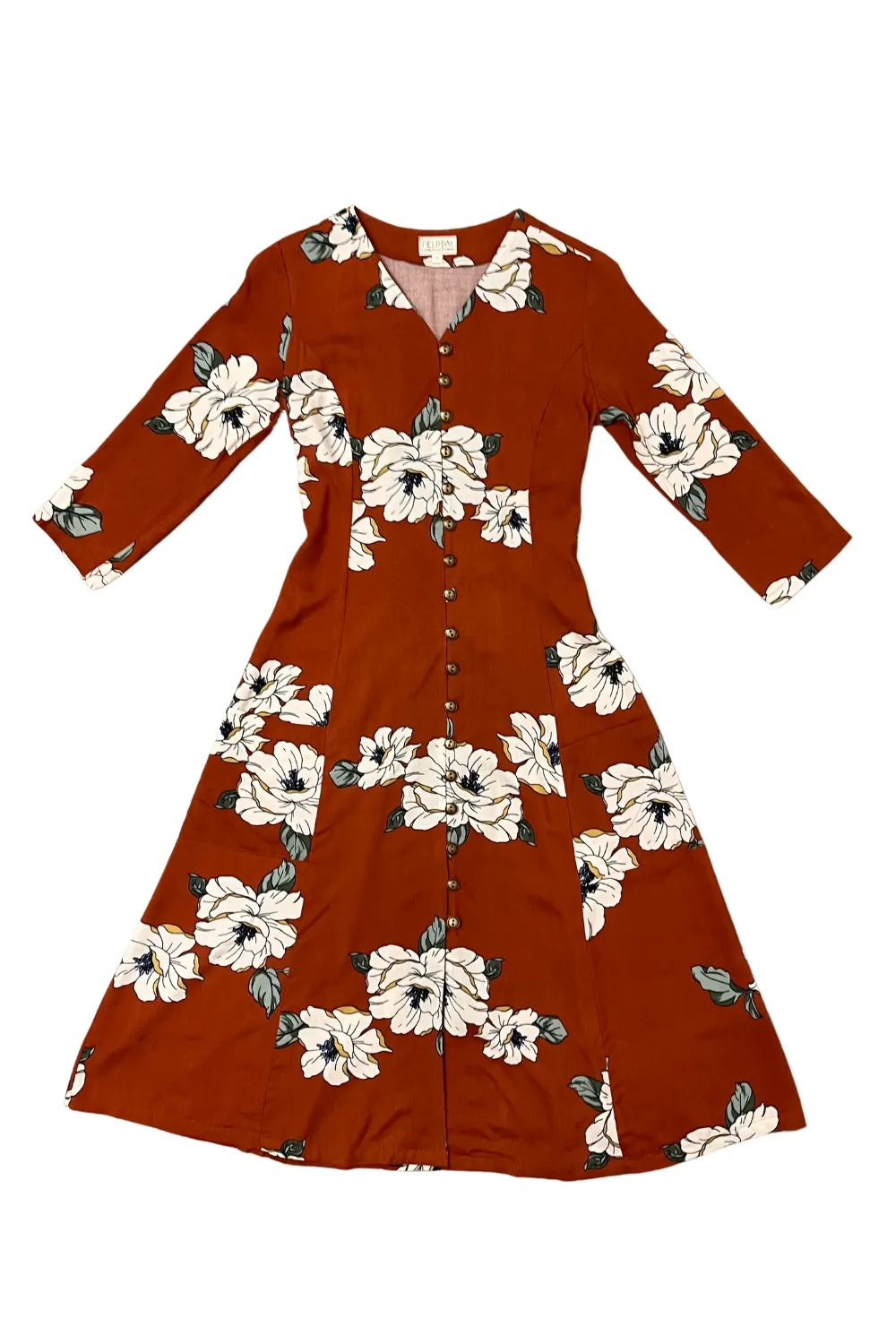 Fiona Dress in Sienna Magnolia sold by Altar PDX product image thumbnail 2