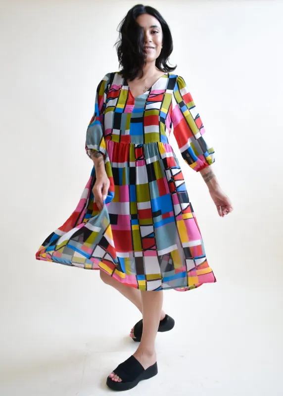 Monique Dress in Bauhaus sold by Altar PDX