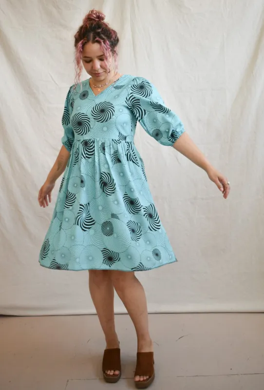 Monique Dress in Vortex sold by Altar PDX
