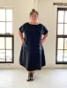 Basic Dress - Black Linen sold by Altar PDX