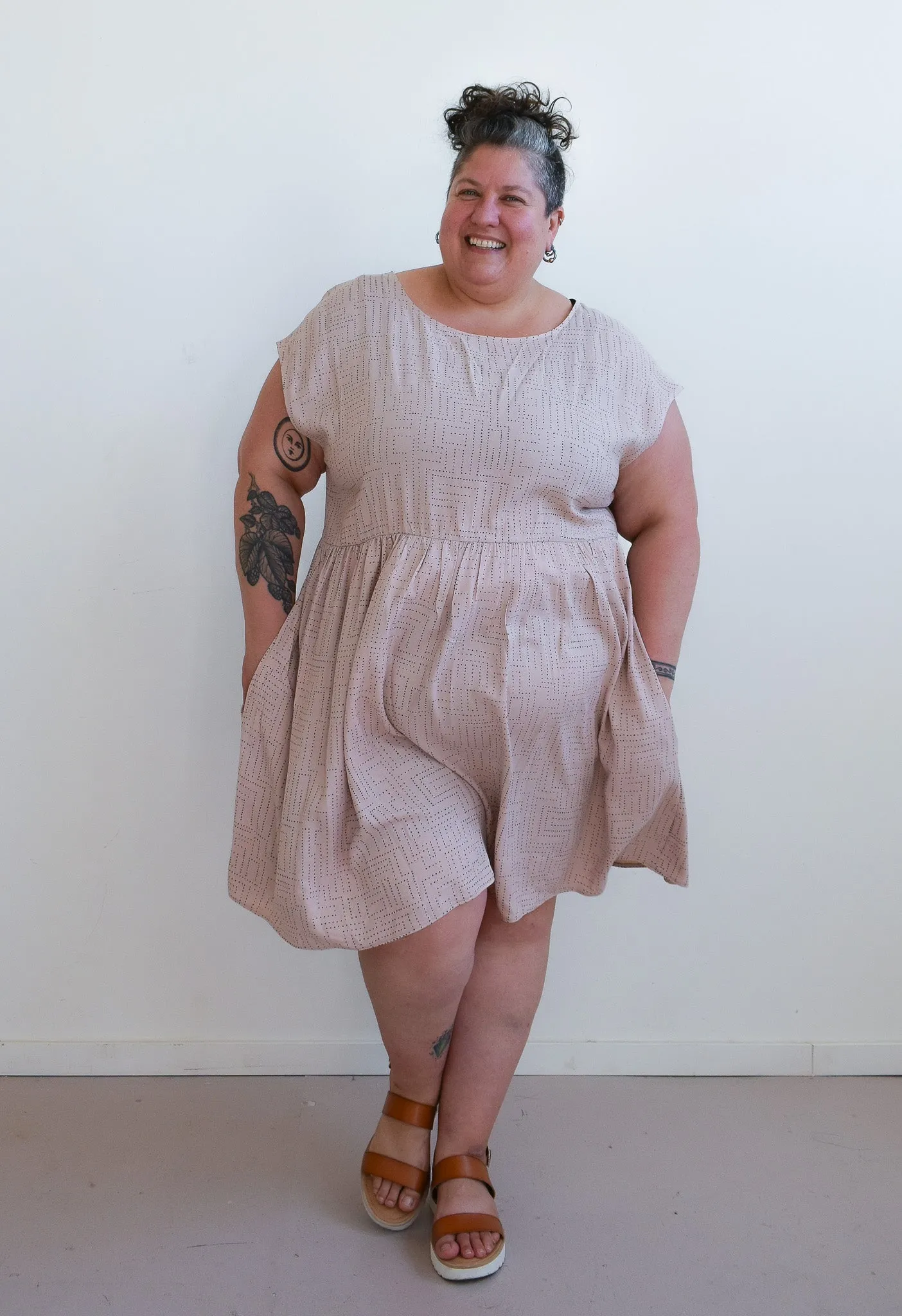 Totally Besties Florence Dress in Pink Maze sold by Altar PDX product image thumbnail 3