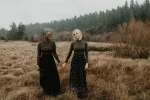 Maxi Wrap Skirt in Black Floral sold by Altar PDX