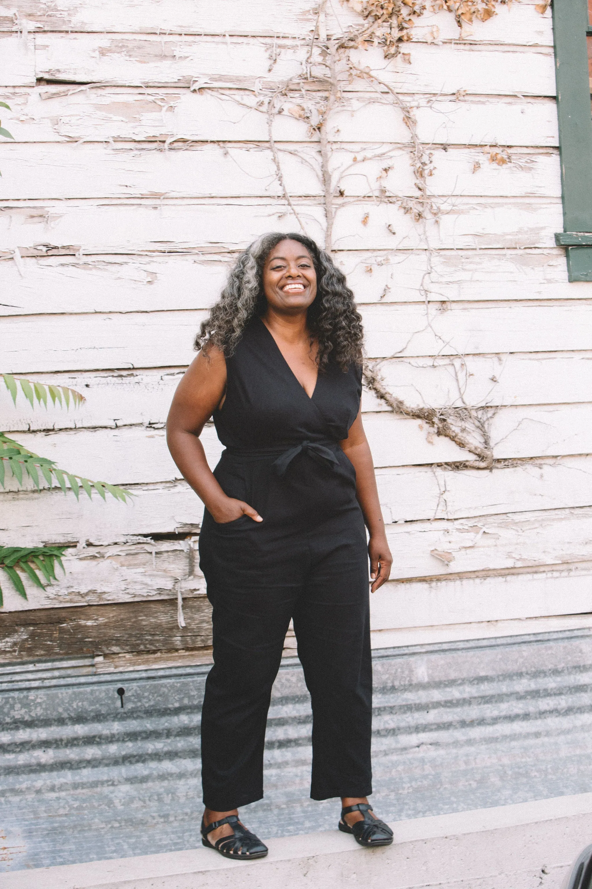 Artemis Jumper In Black Linen sold by Altar PDX