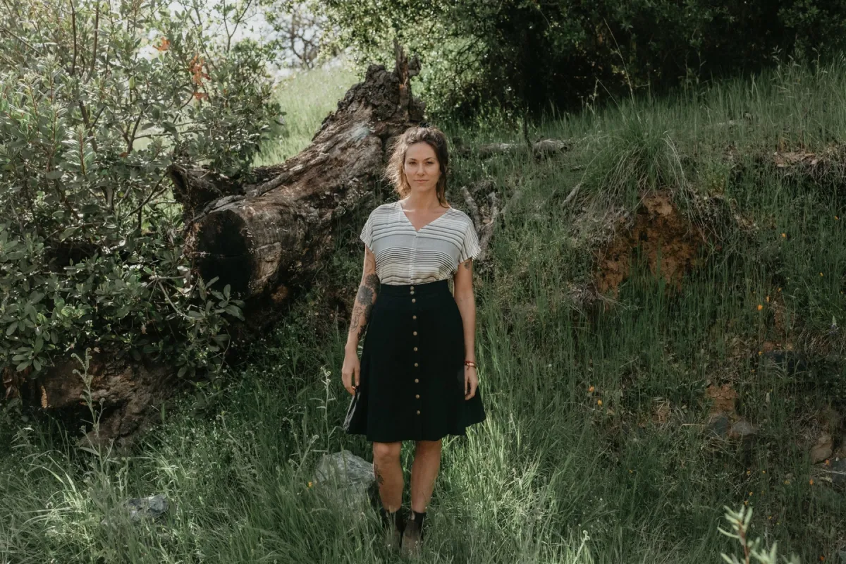Bae Skirt in Black Linen sold by Altar PDX