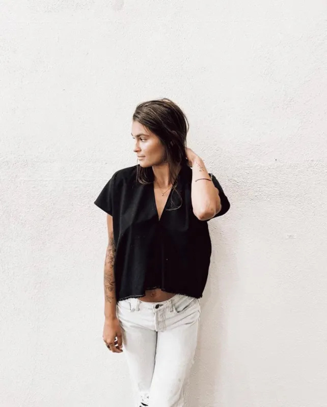 Market Shirt, Black sold by Altar PDX