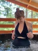 Selka Swimsuit in Black Ribknit + sold by Altar PDX