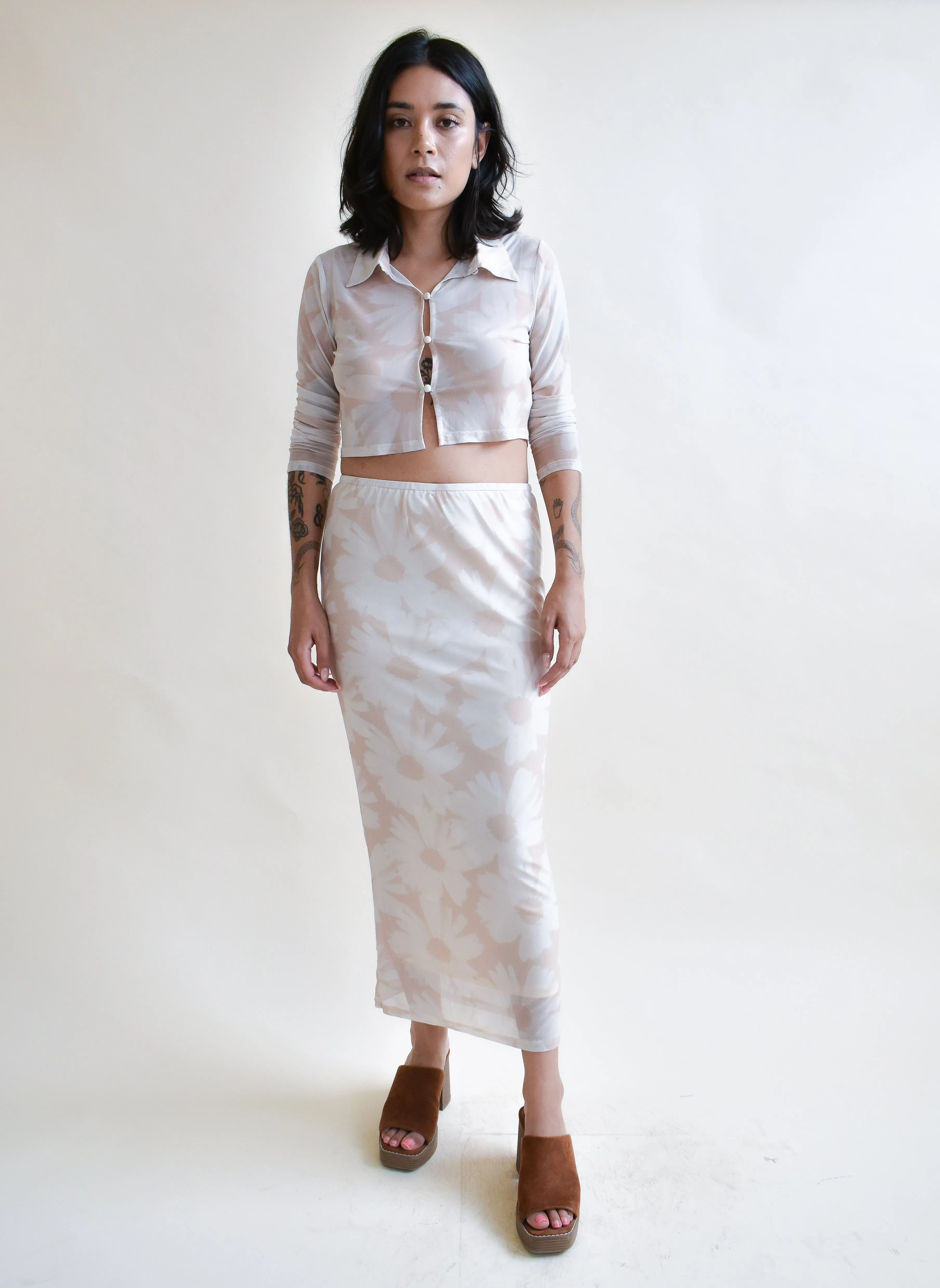 Powermesh Daisy Skirt sold by Altar PDX