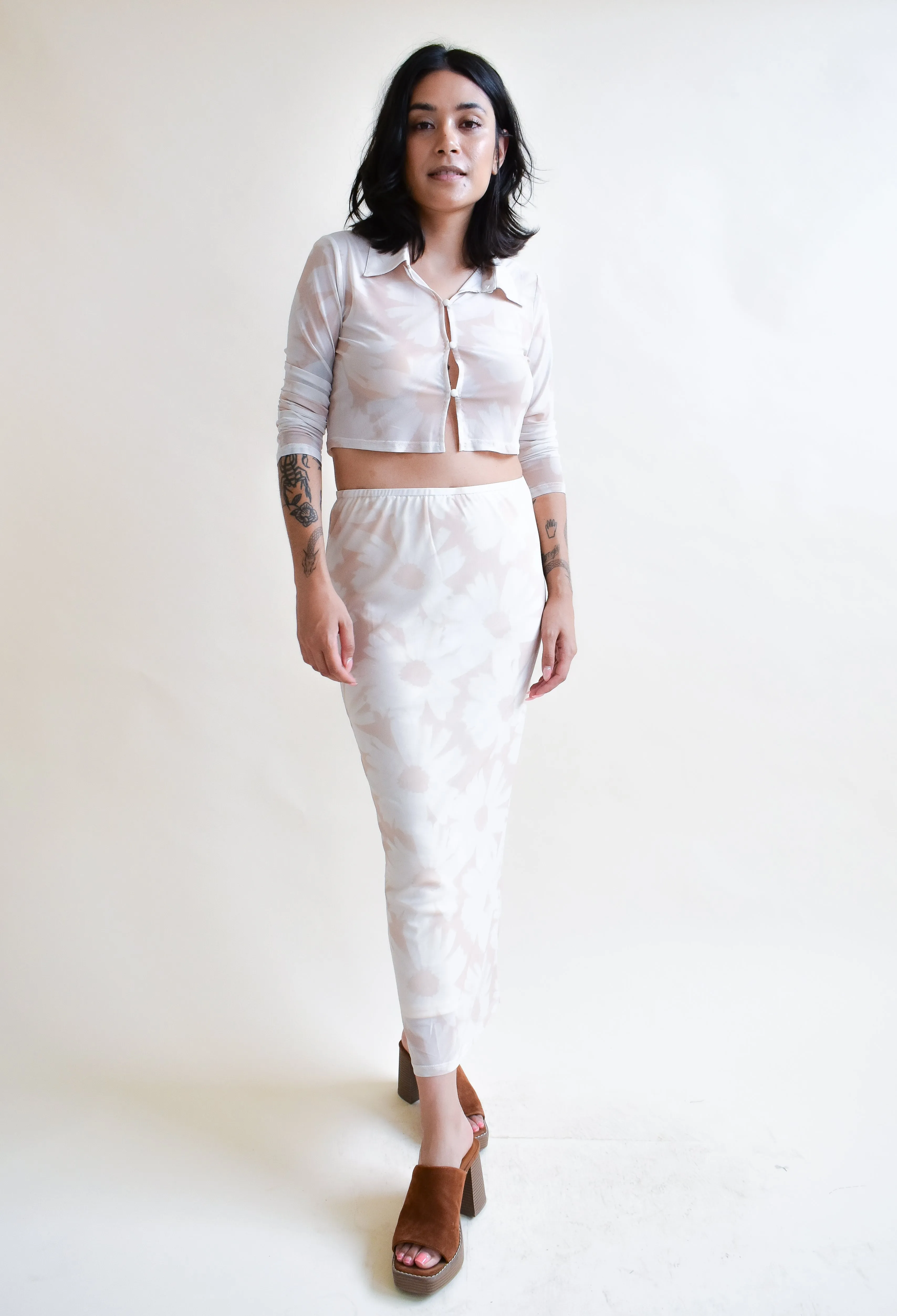Powermesh Daisy Skirt sold by Altar PDX product image thumbnail 2