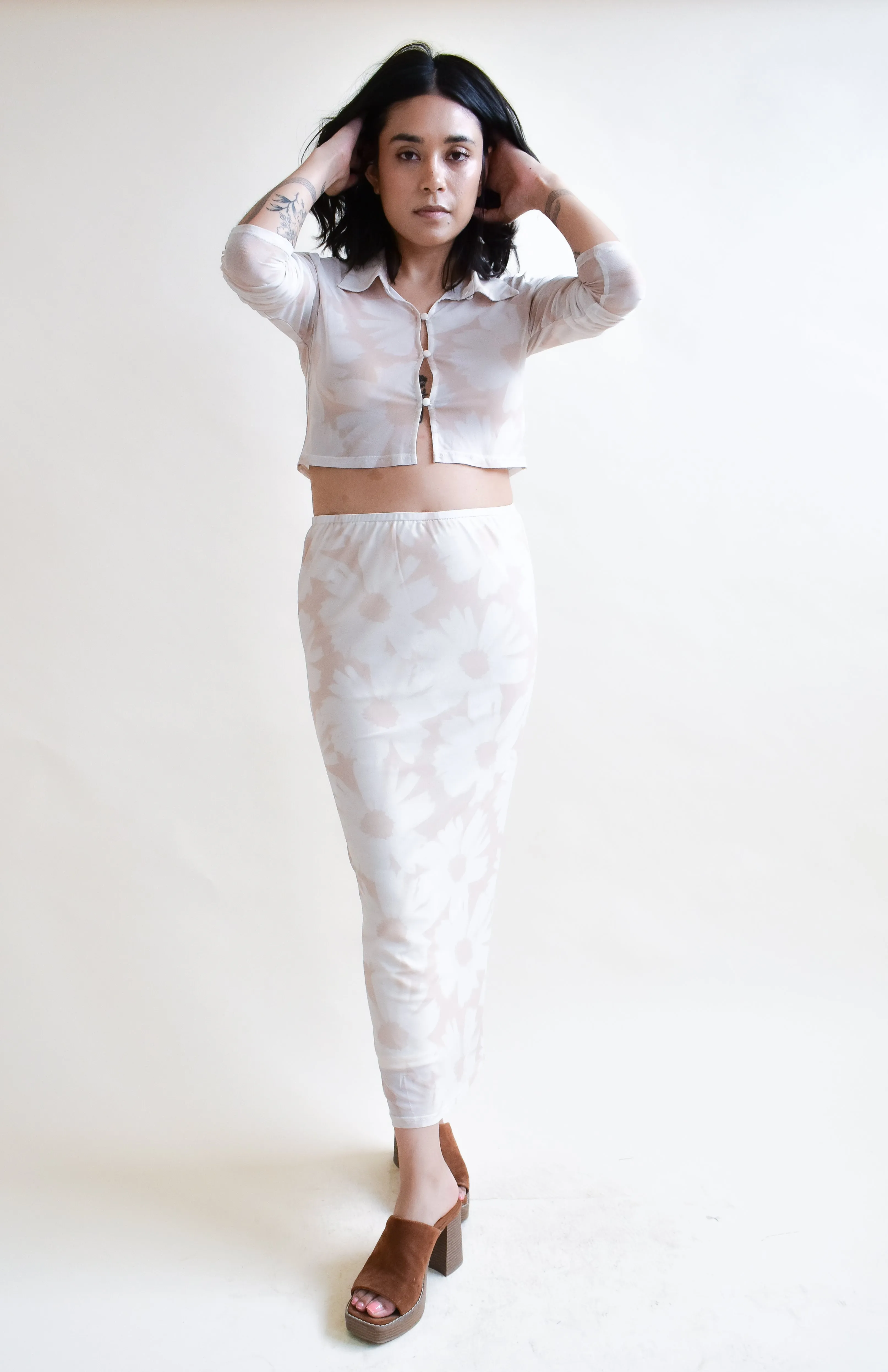Powermesh Daisy Skirt sold by Altar PDX product image thumbnail 3