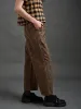 Emmy Drawstring Pant Black and Tan Small Gingham sold by Altar PDX