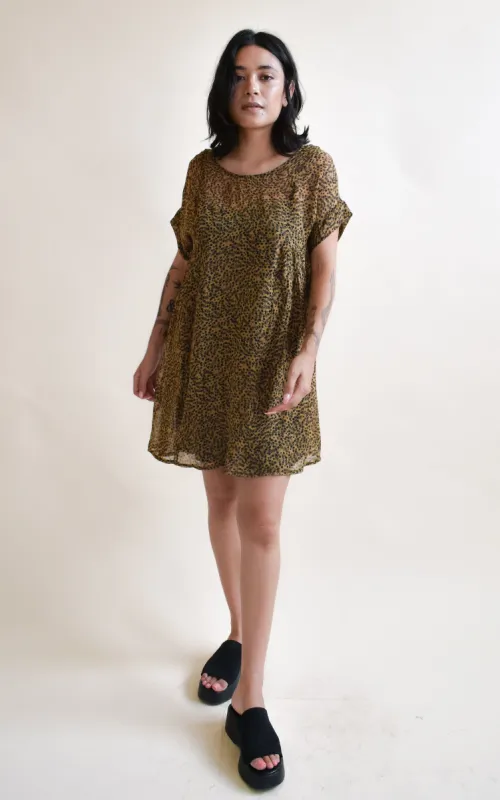 Krista Dress in Fleurette Silk sold by Altar PDX