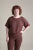 Chloe Tee in Chestnut sold by Altar PDX