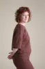 Chloe Tee in Chestnut sold by Altar PDX
