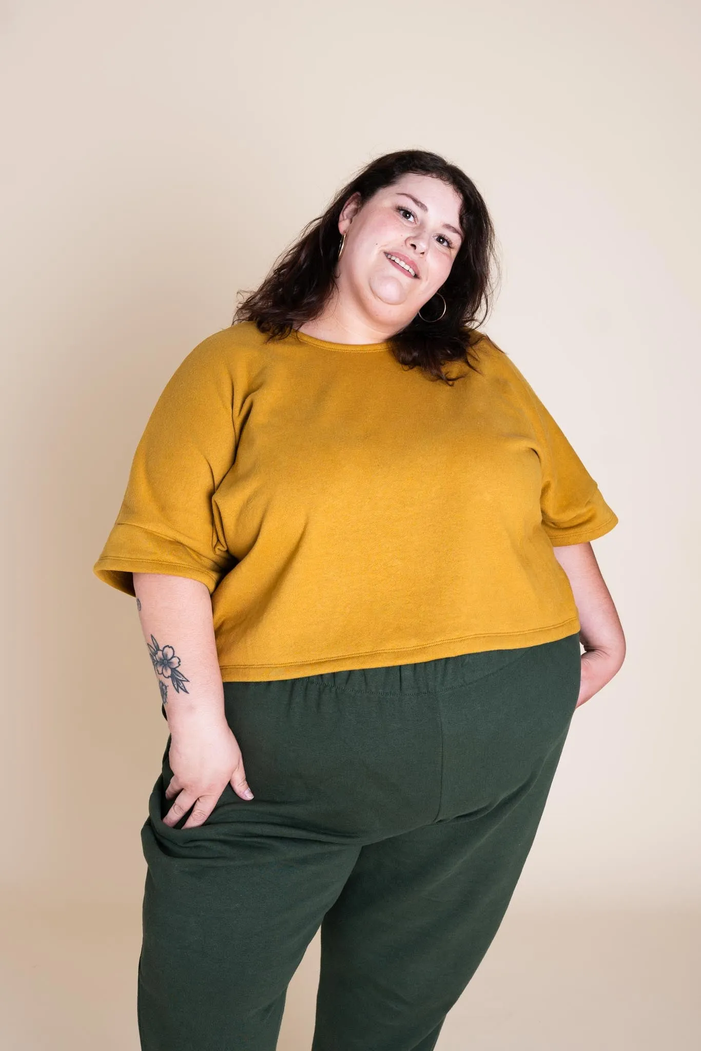 Chloe Tee in Goldenrod sold by Altar PDX product image thumbnail 3