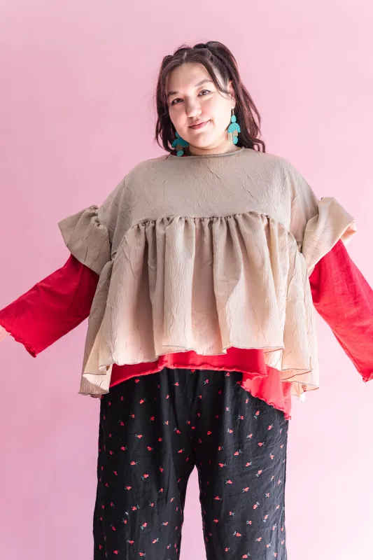 Cashew Mushroom Top made by Nettle Studios
