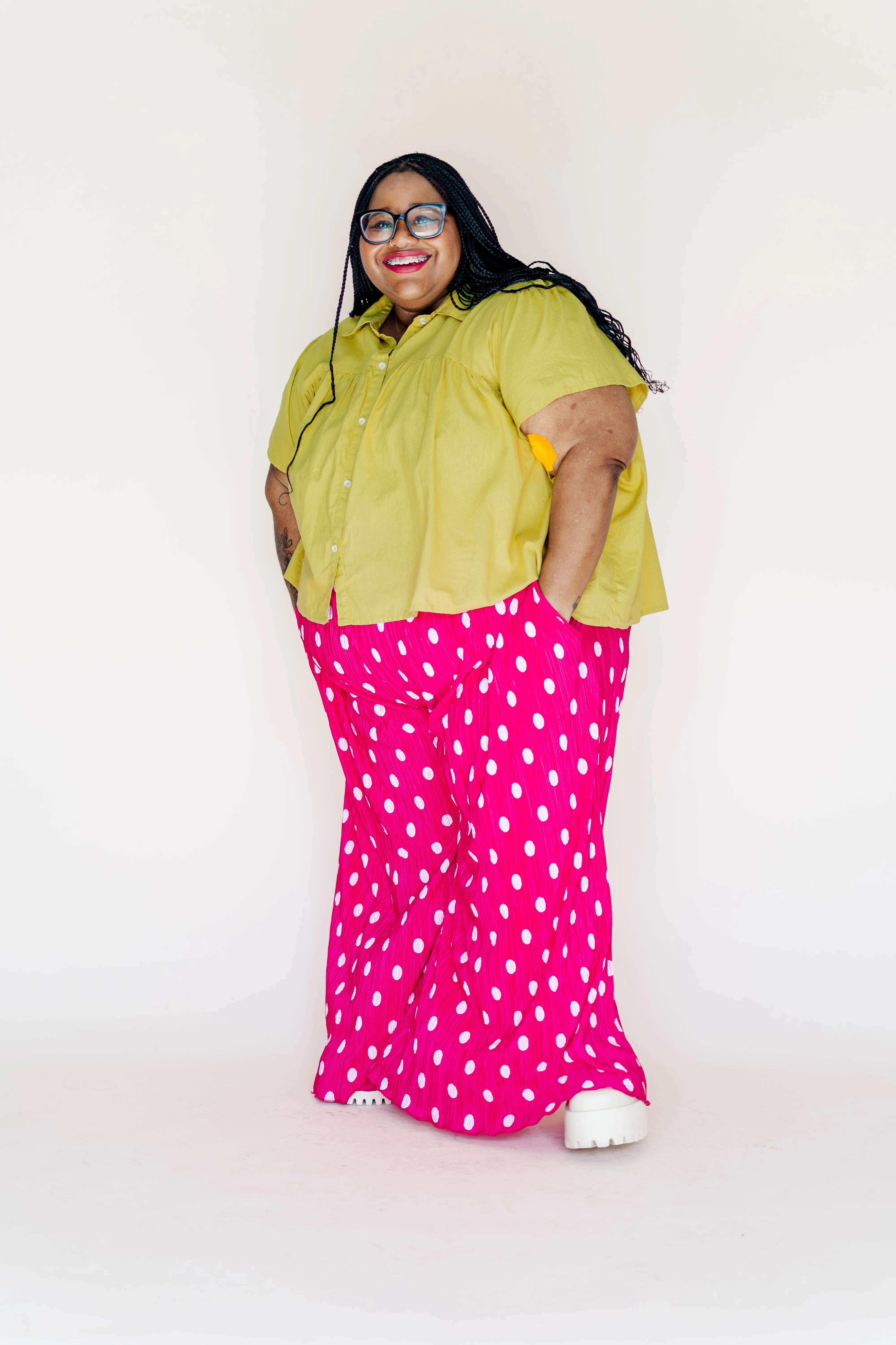 Button Mushroom Top in Endive Linen sold by Altar PDX product image thumbnail 5