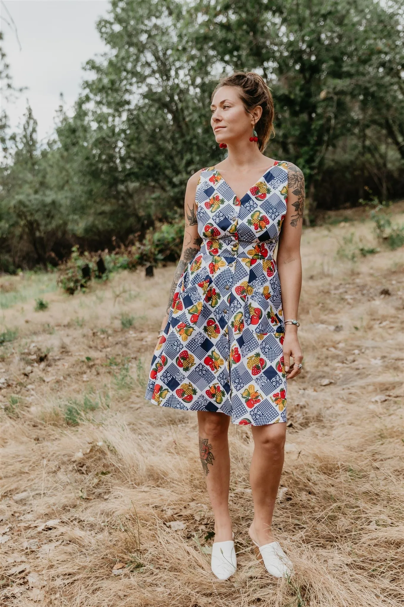 Sheet Dress in Sweet Fruits sold by Altar PDX product image thumbnail 5
