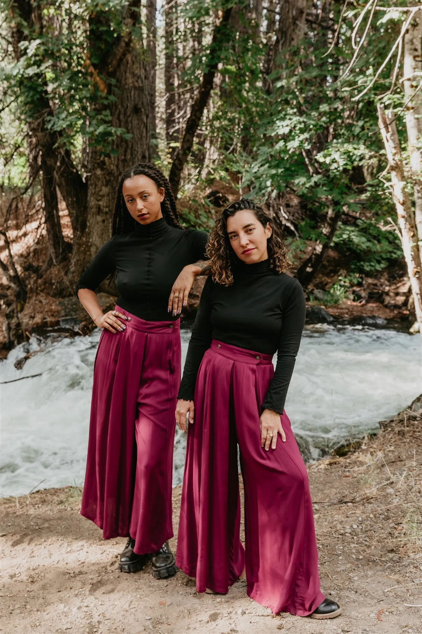 Wavy top in Black Cotton Knit sold by Altar PDX product image thumbnail 5