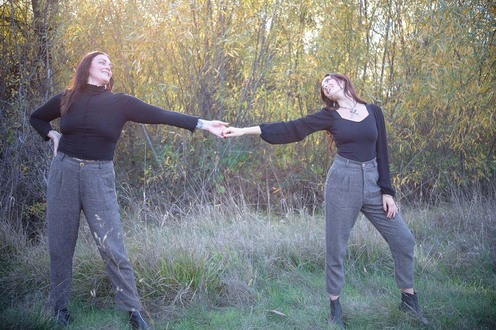 Perfect Pant in Black and Gray Checker sold by Altar PDX product image thumbnail 4