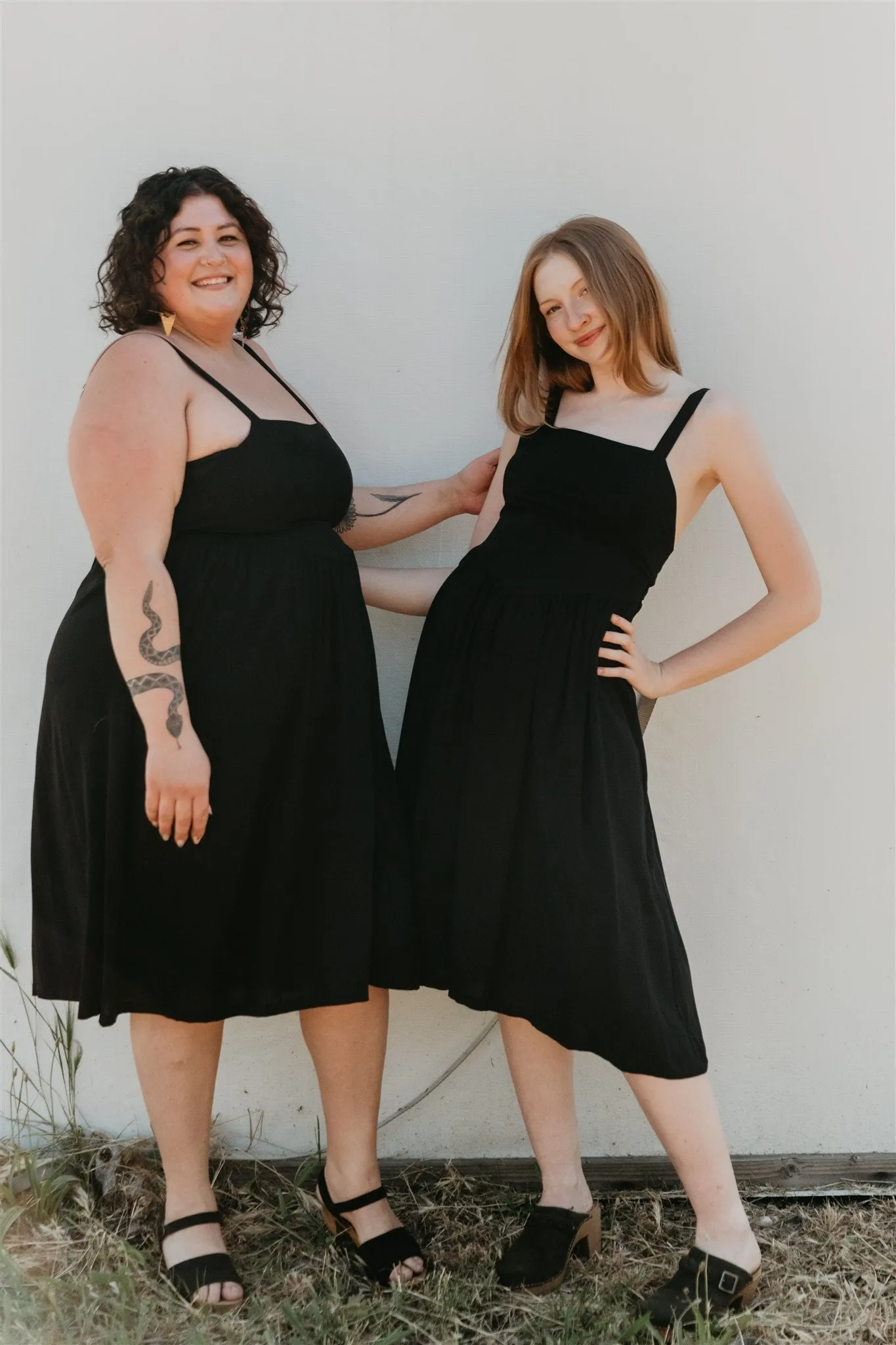 Myrah Dress in Black Challis sold by Altar PDX product image thumbnail 2