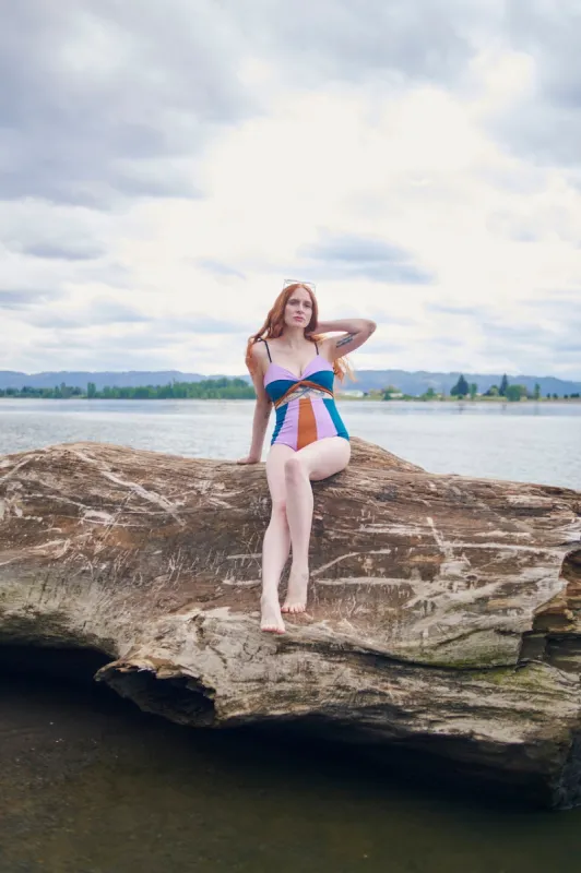 Limited Edition! Ray Swimsuit in Cosmos sold by Altar PDX