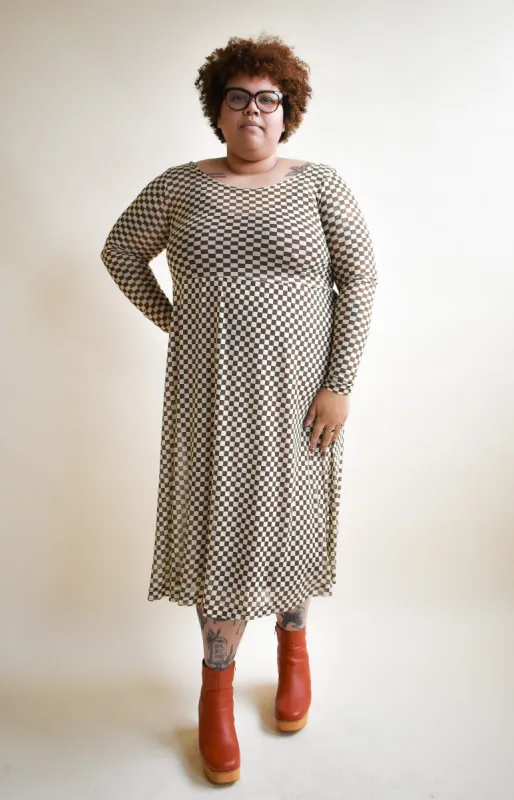 Megumi in Checker (long sleeve) sold by Altar PDX