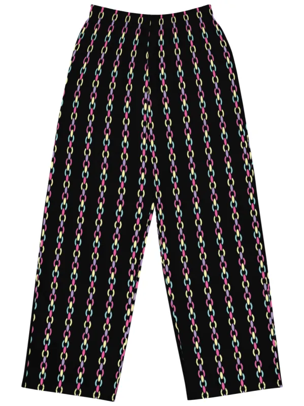 Chained Unisex Wide Leg Pants sold by Softcore
