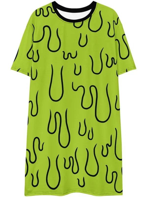 Slime Time T-shirt Dress sold by Softcore