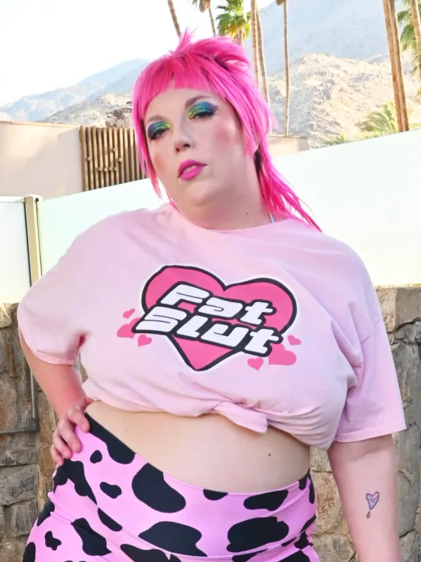Fat Slut Unisex T-shirt sold by Softcore